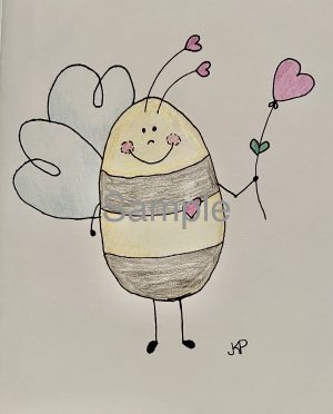 Bee With Heart