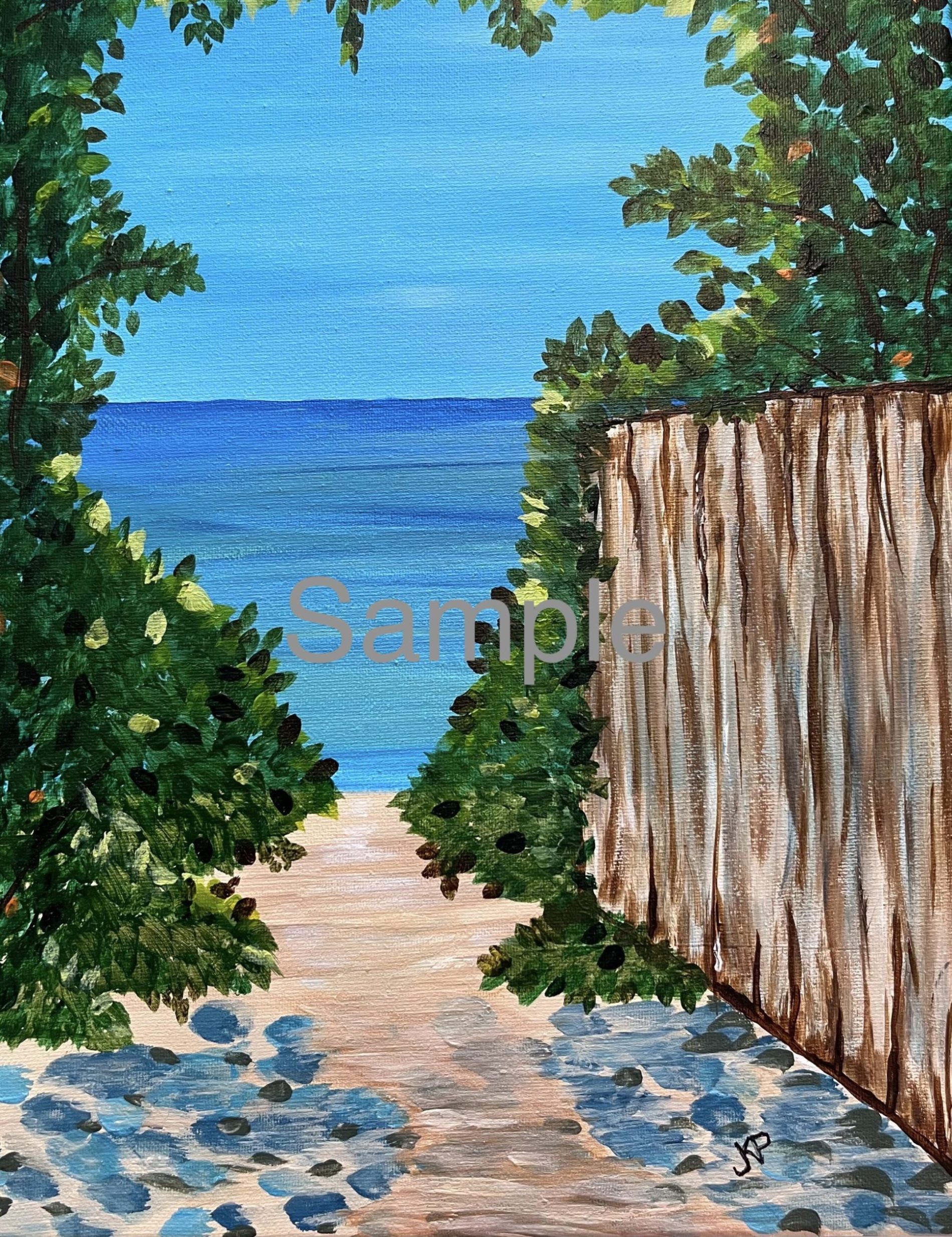 Walkway To Beach